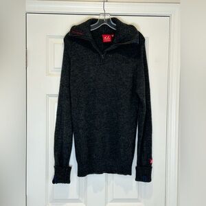 Ulvang RAV Unisex Wool Sweater Ski Jumper size L Gray Norway